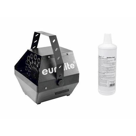 Dmx Sæbeboblemaskine. Eurolite B 100. Sort 1 Liter Væske